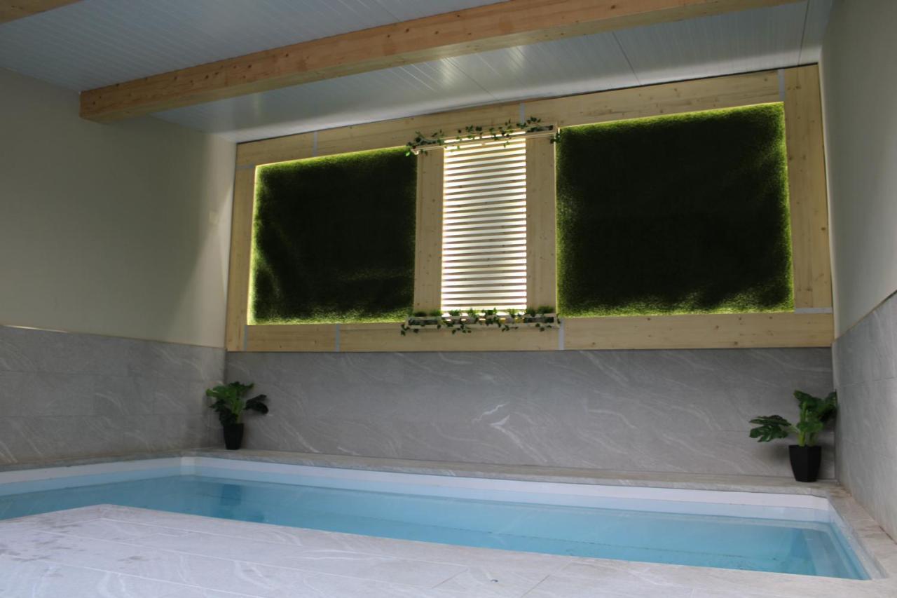 Can Musiquem Amb Piscina 莱斯普拉内斯德奥斯托莱斯 外观 照片